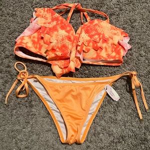 Victoria’s Secret Pink Medium Swimsuit Top & Bottom